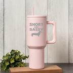 40oz Short and Sassy Dachshund Tumbler