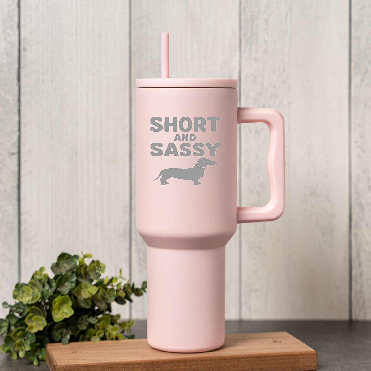 40oz Short and Sassy Dachshund Tumbler