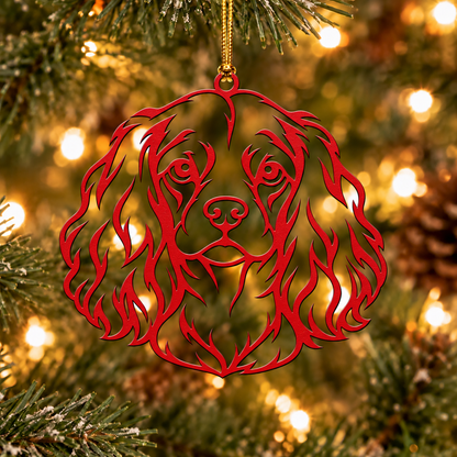 Cavalier King Charles Spaniel Metal Ornament