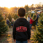 Santa's Favorite - Unisex Sponge Fleece Full-Zip Hoodie - Cozy Holiday Apparel