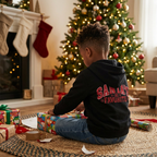 Santa's Favorite - Unisex Sponge Fleece Full-Zip Hoodie - Cozy Holiday Apparel