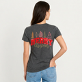MERRY Christmas - Women's Slim Fit Tee - Soft Cotton Comfort - Festive Holiday Wear