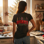 MERRY Christmas - Women's Slim Fit Tee - Soft Cotton Comfort - Festive Holiday Wear