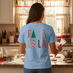 Fa La La - Women's Slim Fit Tee - Soft Cotton Comfort - Festive Holiday Wear