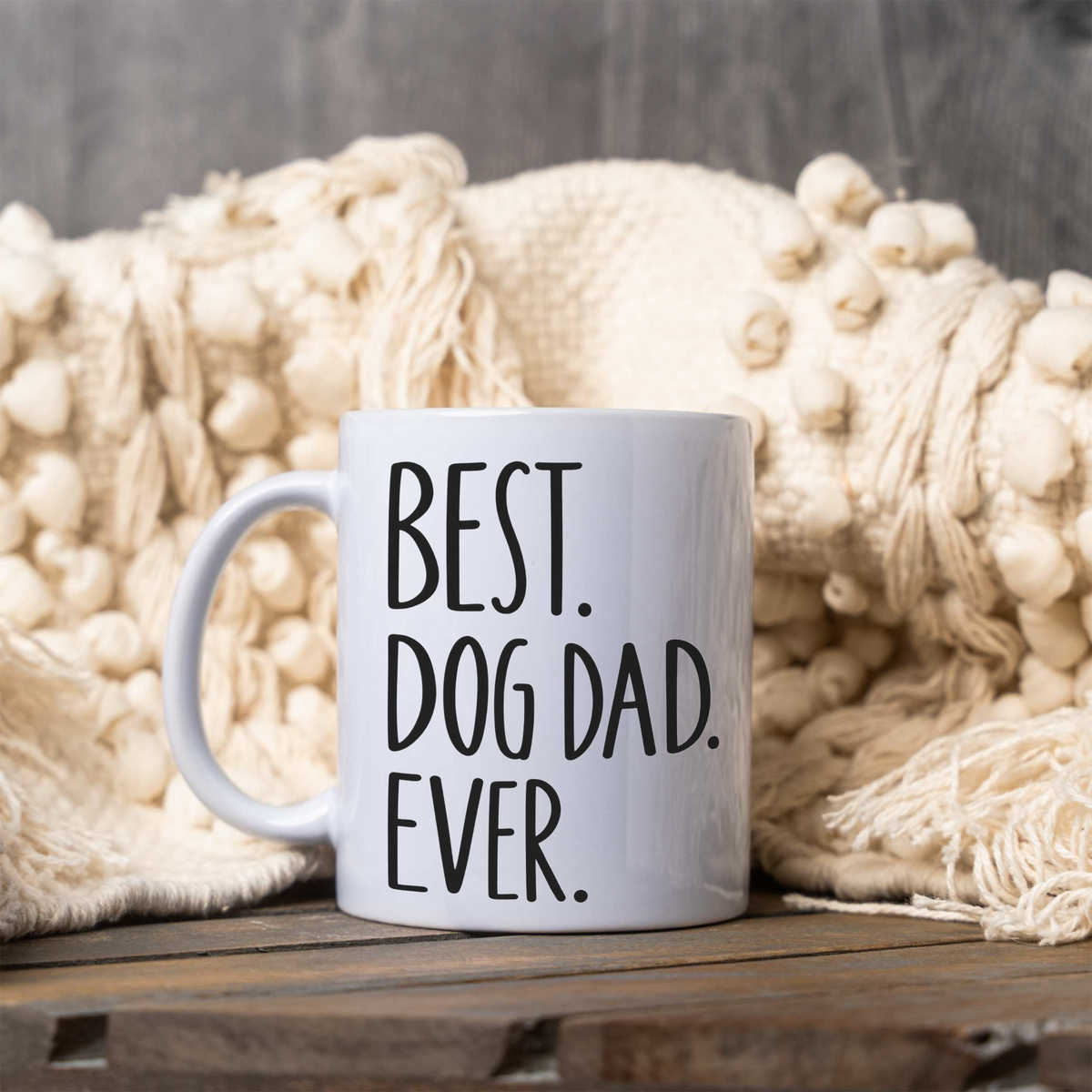 Best Dog Dad Ever Coffee Mug, Dog Dad Gift, Funny Dog Lover Coffee Cup, Father's Day Mug for Dog Dads, Pet Parent Gift for Him, Dog Daddy Mu