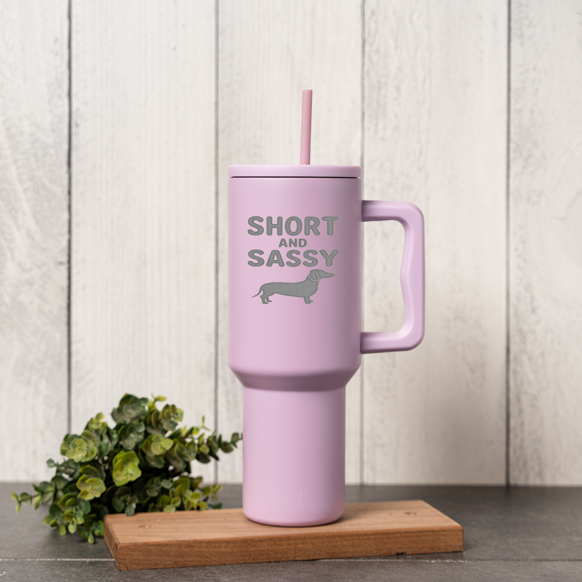 40oz Short and Sassy Dachshund Tumbler