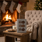 Ho Ho Ho - Leather Journal with Engraving - Perfect Holiday Gift