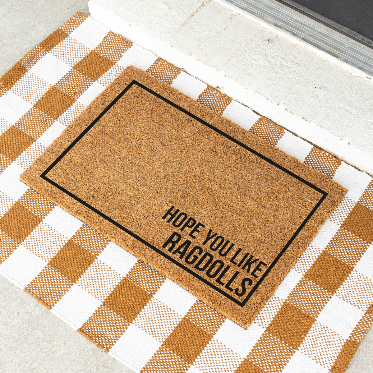 Hope You Like Ragdolls Welcome Mat