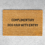 Complimentary Dog Hair With Entry Doormat