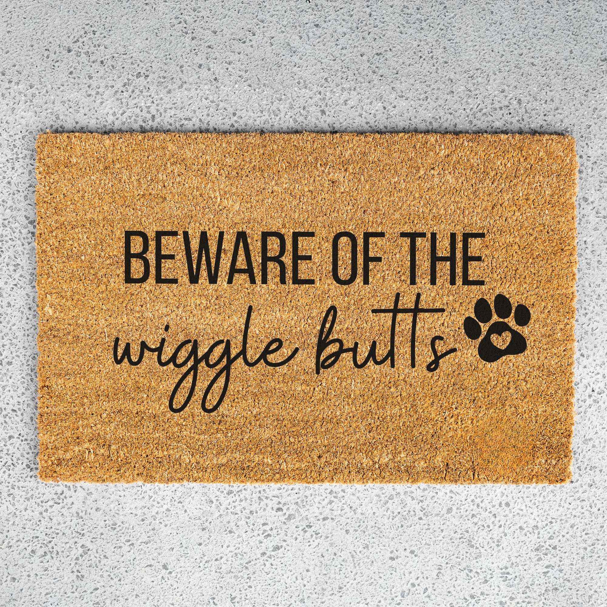 Beware of the Wiggle Butts Doormat