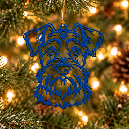 Schnauzer Christmas Ornament