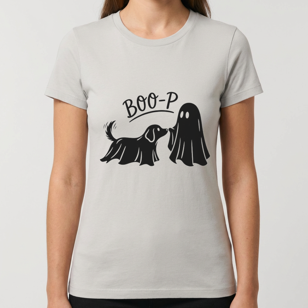 Halloween Dog Shirt, Boo P Dog T Shirt, Funny Ghost Dog Tee, Cute Halloween Shirt, Dog Lover Halloween Gift, Spooky Season Dog Mom Tee