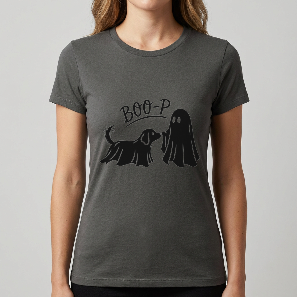 Halloween Dog Shirt, Boo P Dog T Shirt, Funny Ghost Dog Tee, Cute Halloween Shirt, Dog Lover Halloween Gift, Spooky Season Dog Mom Tee