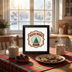 Winter Wishes - 1:1 Wooden Framed Decor - Rustic Charm - Perfect Holiday Gift