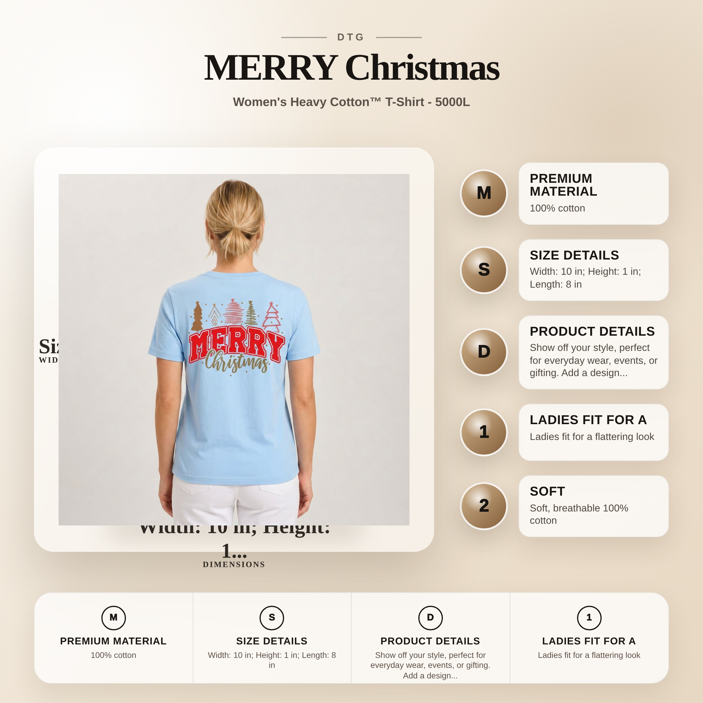 MERRY Christmas - Women's Heavy Cotton™ T-Shirt - Festive Holiday Apparel - Perfect Gift
