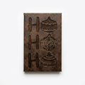 Ho Ho Ho - Leather Journal with Engraving - Perfect Holiday Gift