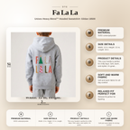 Fa La La - Unisex Heavy Blend™ Hooded Sweatshirt - Cozy & Festive Apparel