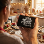 Have Yourself A Merry Little Christmas - Aluminum Credit Card Holder - Festive Gift for Holiday Enthusiasts